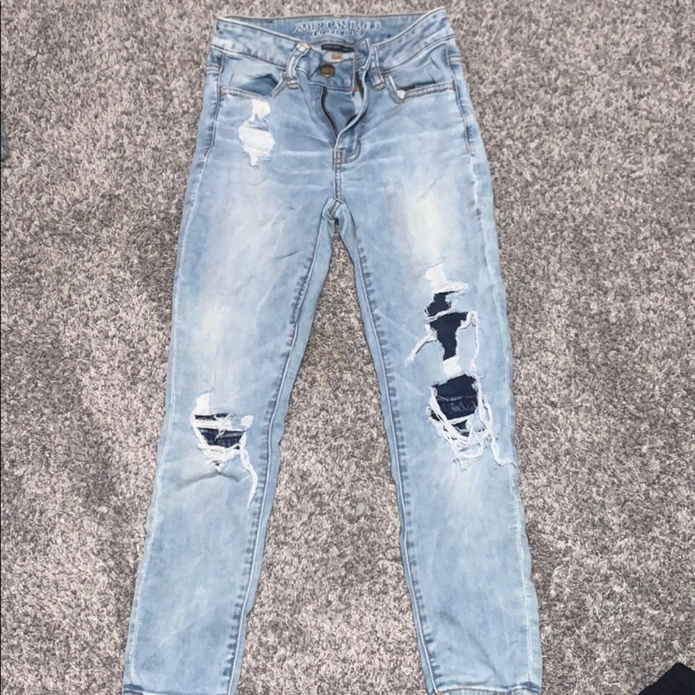 AMERICAN EAGLE SUPER SUPER STRETCH JEANS